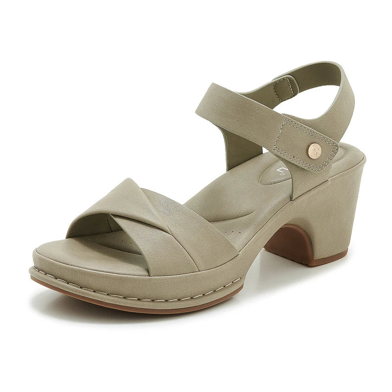 Roman Platform Strap Sandals