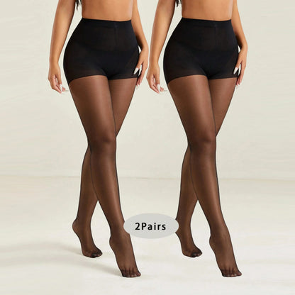 Fine Mesh Silk Pantyhose