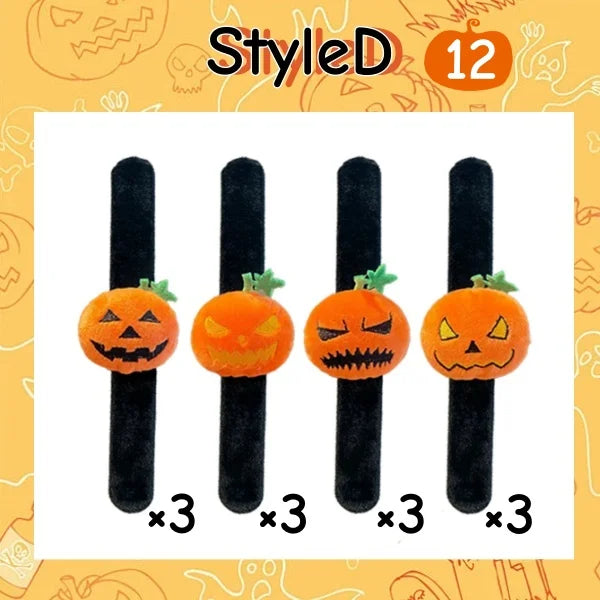 Plush Halloween Slap Bracelets