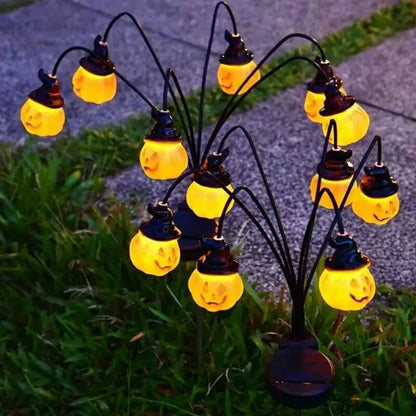 Solar Pumpkin Garden Lights
