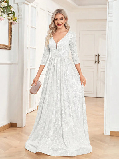 Sequin Evening Gown