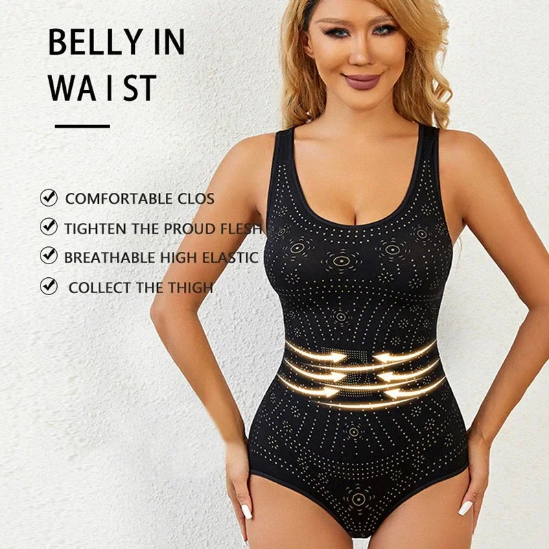 Seamless Printed Plus Size Bodysuit