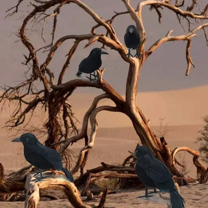 Realistic Artificial Crow Set