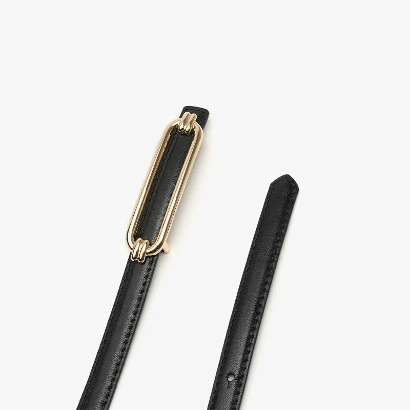 Skinny Leather Belt