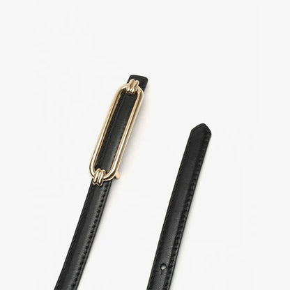 Skinny Leather Belt
