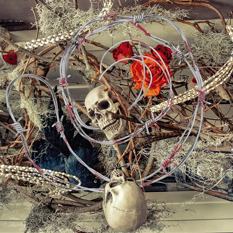 Fake Barbed Wire Fence Prop