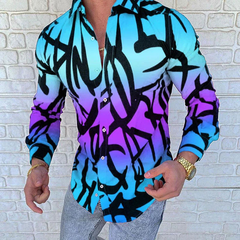 Casual Stretch Button Shirt