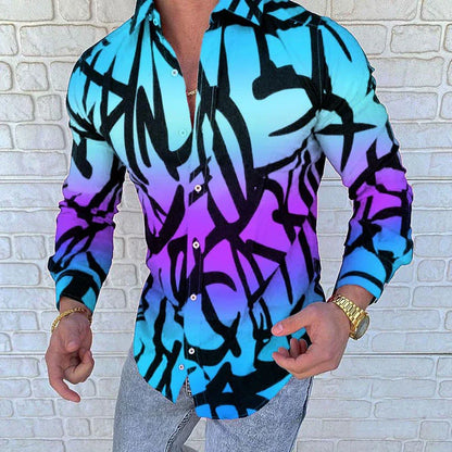 Casual Stretch Button Shirt