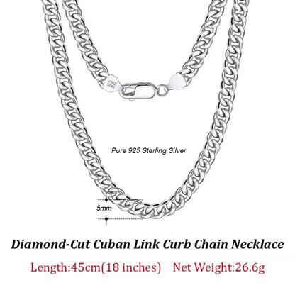 Italian Silver Cuban Bracelet