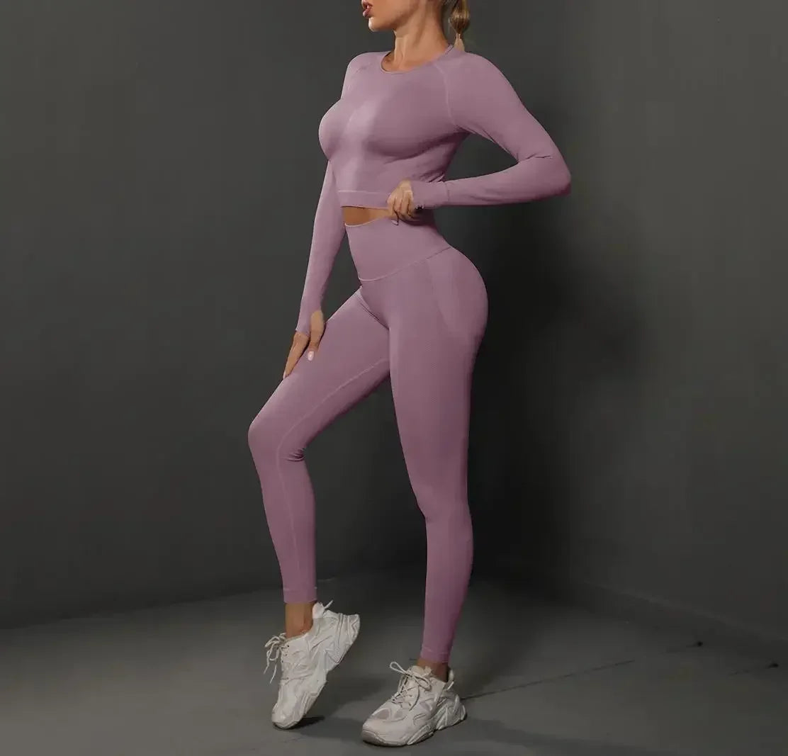 Hip-Lift Seamless Yoga Set