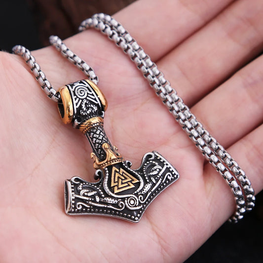 Vintage Viking Thor's Hammer Pendant