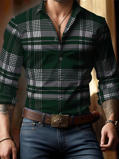 Printed Long Sleeve Shirt
