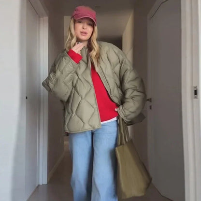 Diamond Quilted Puffer Jacket