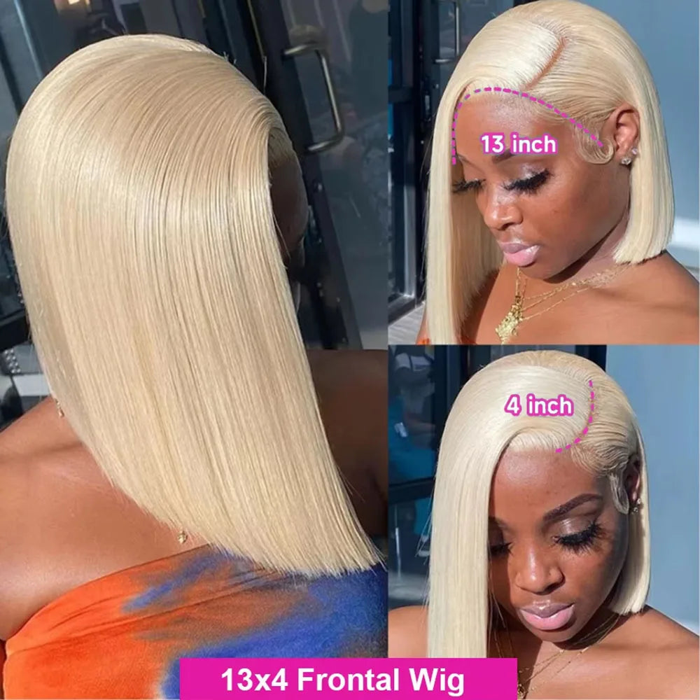 Short Straight Frontal Wig
