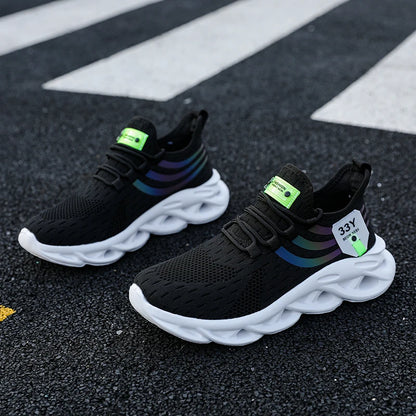 Vulcanized Mesh Jogging Sneakers