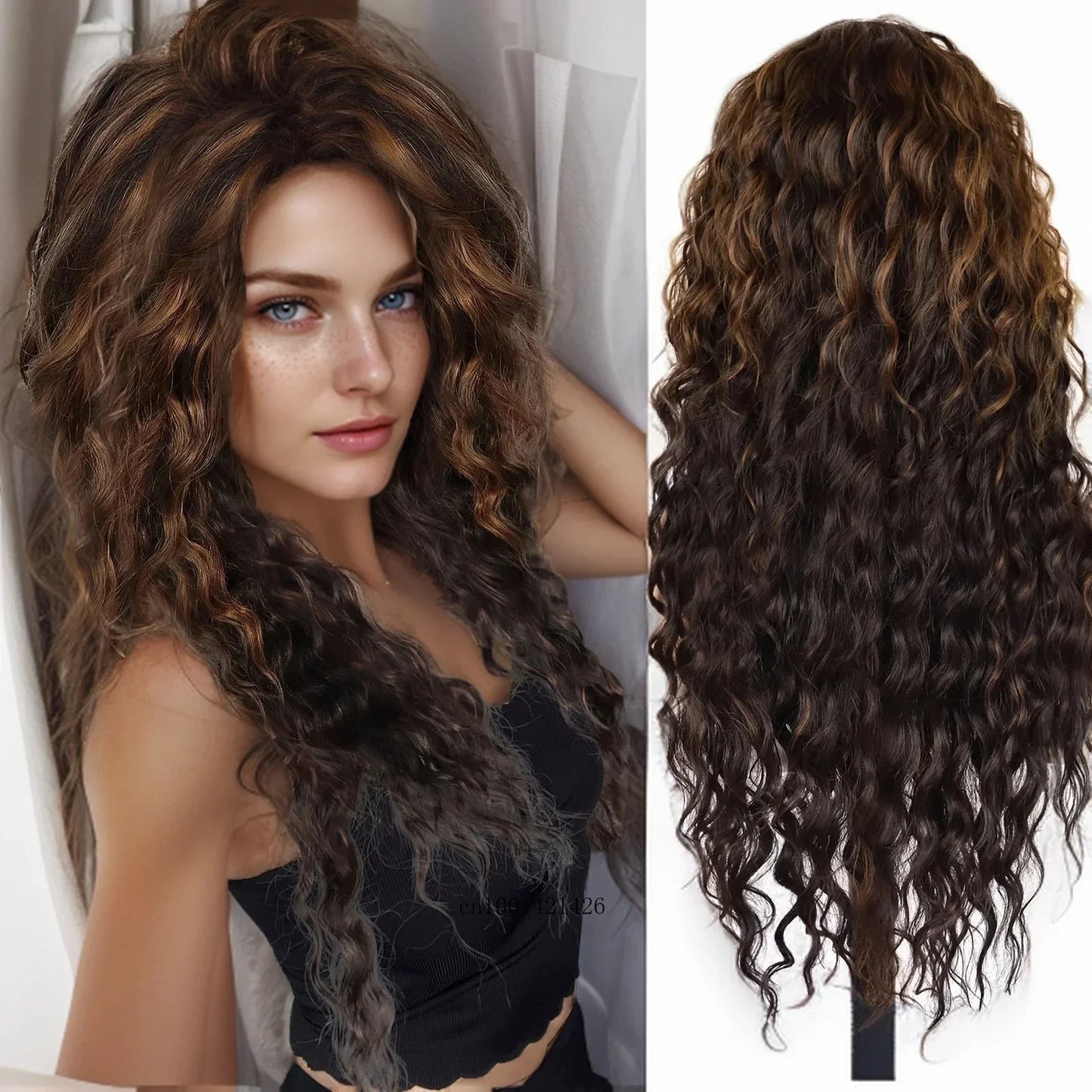 Long Wavy Ombre Wig