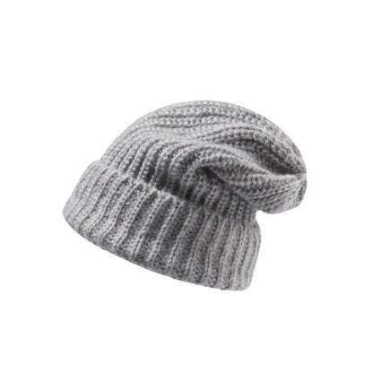 Knit Wool Blend Beanie