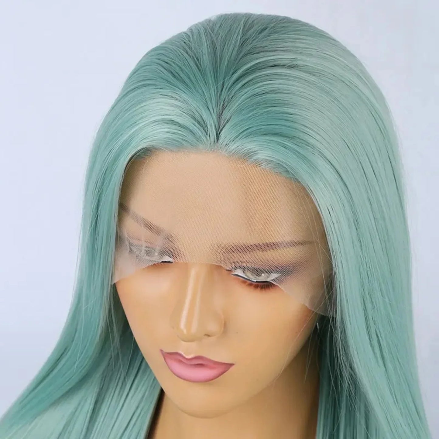 Long Green Wig