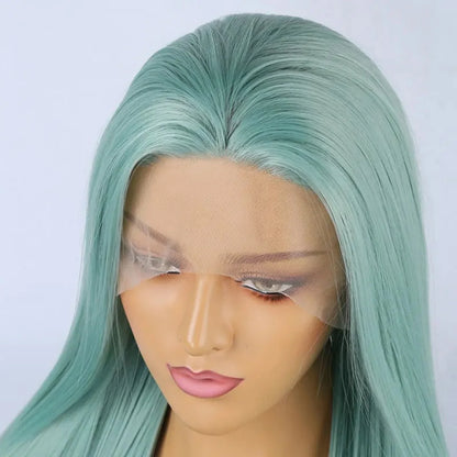 Long Green Wig