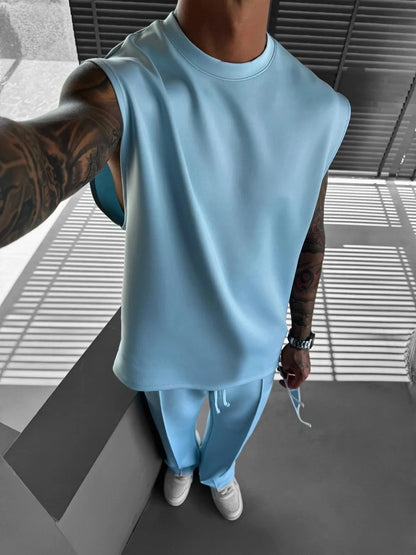 Sleeveless Training Two-Piece Set