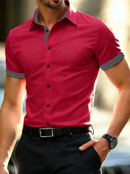 Summer Casual Short Sleeve Shirt