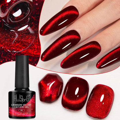 Crimson Cat Eye Gel