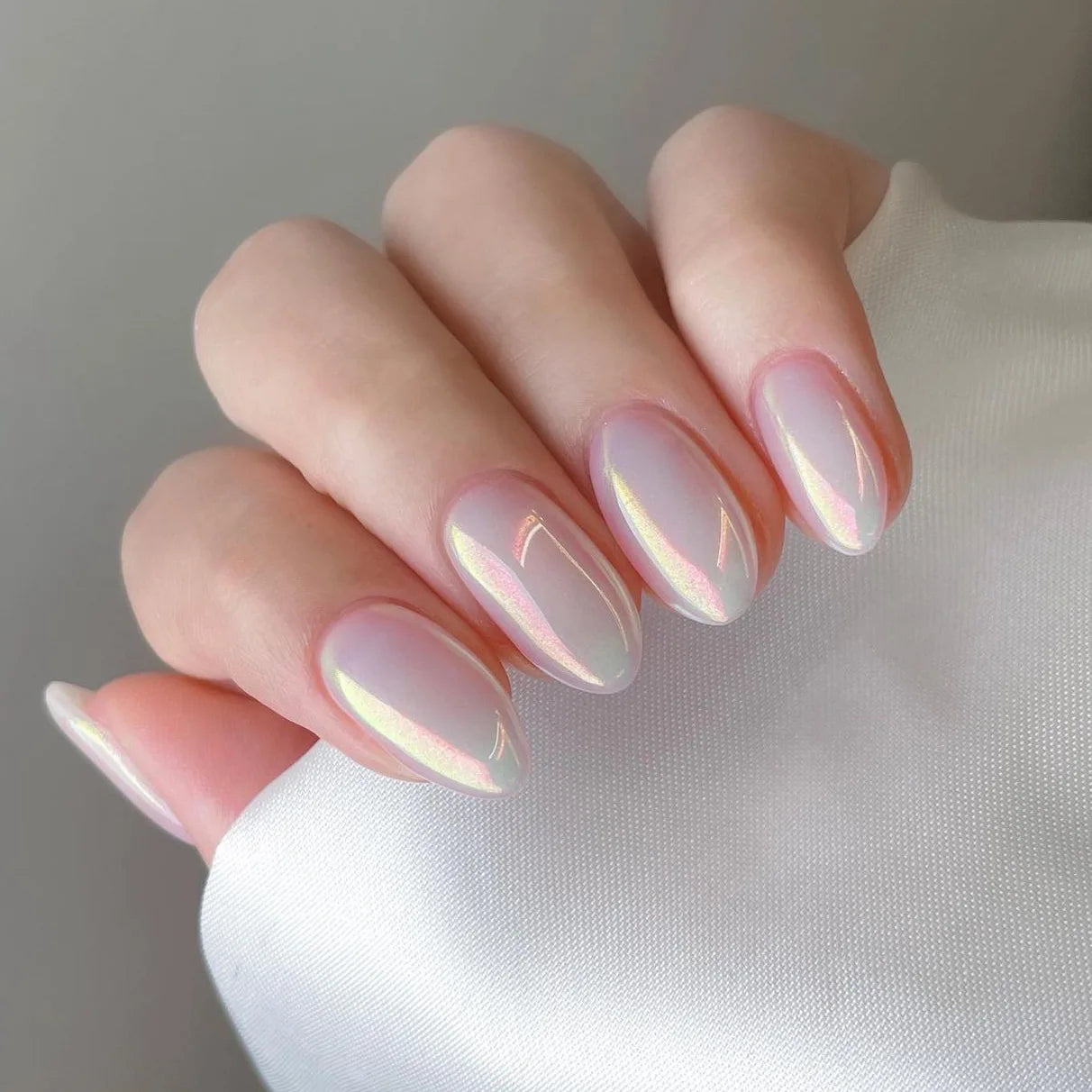 Wine Red Almond Press On Nails