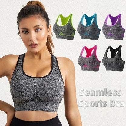Patchwork Y-Strap Push-Up Bra