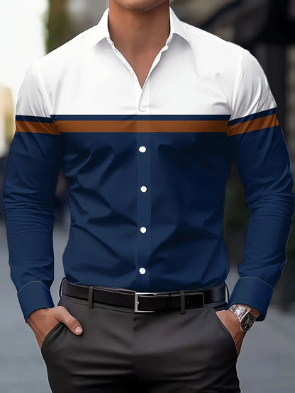 Printed Stretch Casual Shirt
