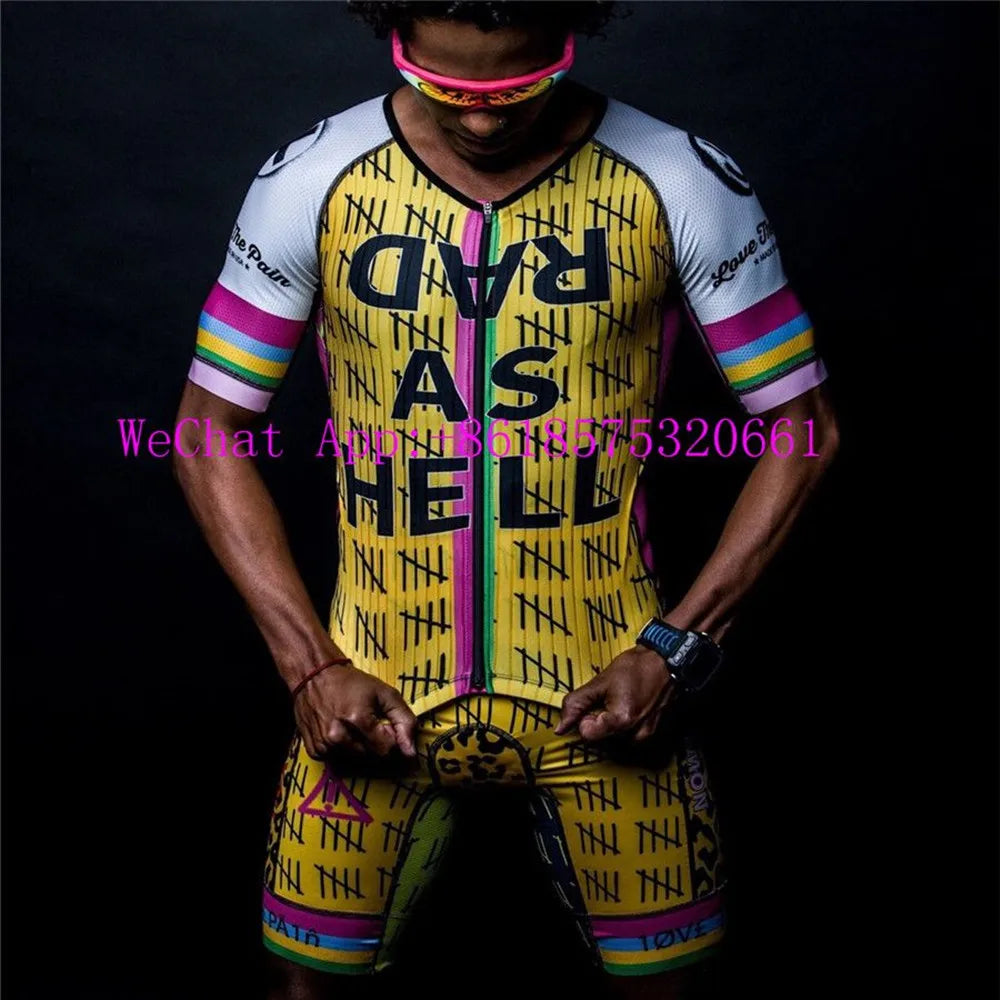 Triathlon Cycling Skinsuit Jumpsuit
