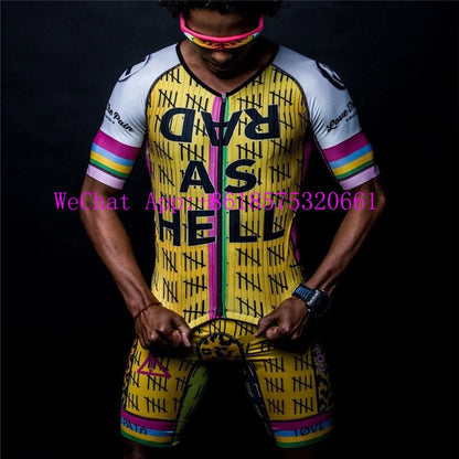 Triathlon Cycling Skinsuit Jumpsuit