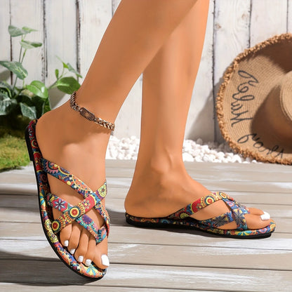 Sexy PU Platform Summer Slippers
