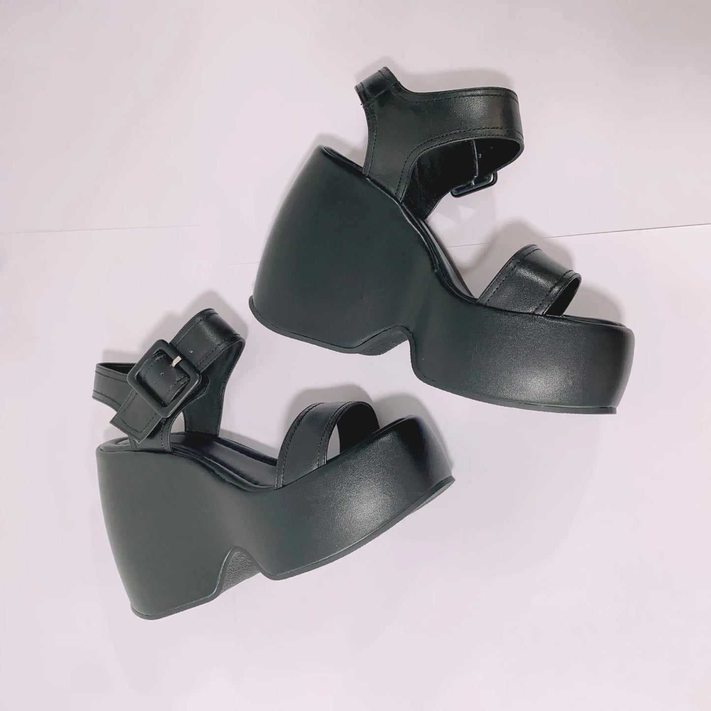 Leather Platform Sandals Women