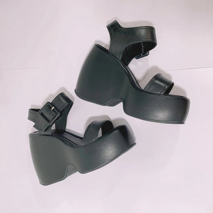 Leather Platform Sandals Women