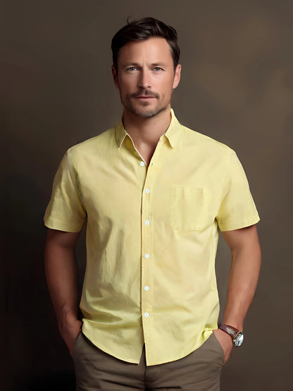 Minimal Cotton Summer Shirt