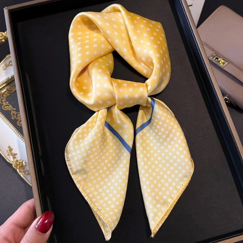Satin Silk Feeling Hair Scarf