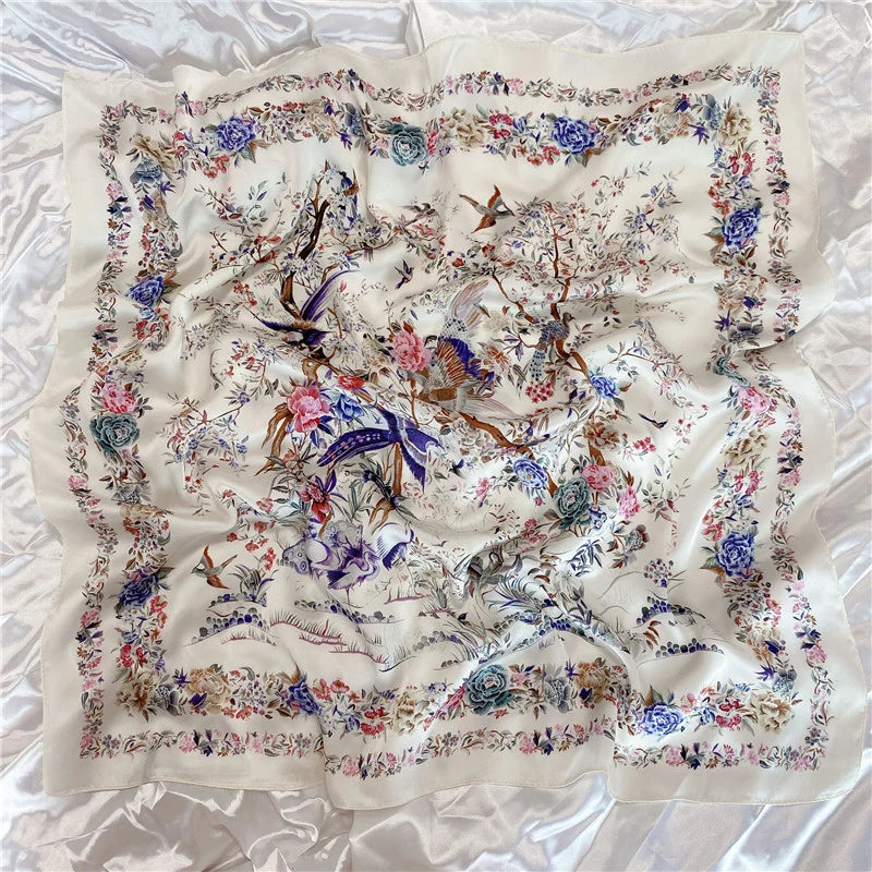 Satin Silk Feeling Hair Scarf