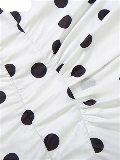 Polka Dot Mini Party Dress