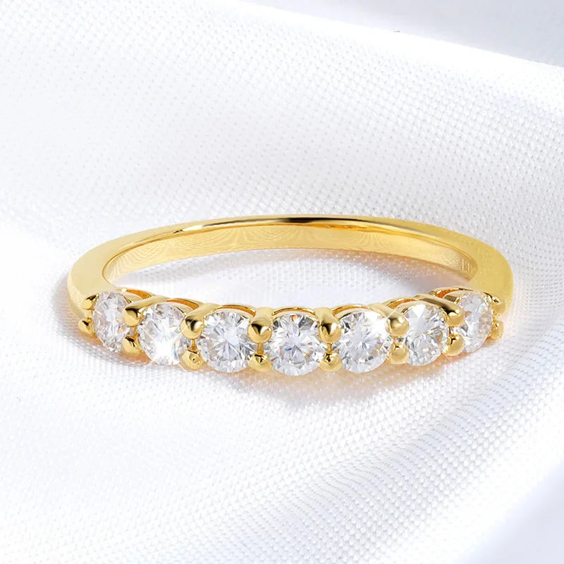 3mm Moissanite Silver Ring