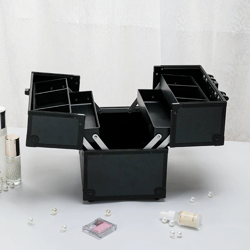 Aluminum Makeup Train Case