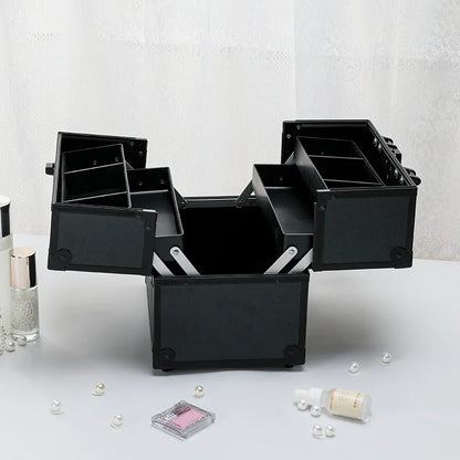 Aluminum Makeup Train Case