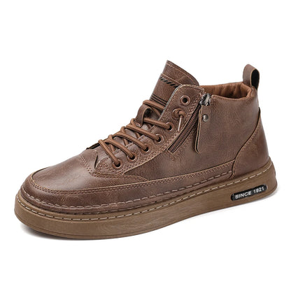 Leather Autumn Winter Boots