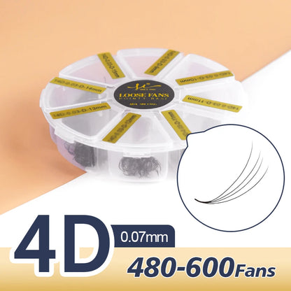 Mixed Volume Lash Extension Fans