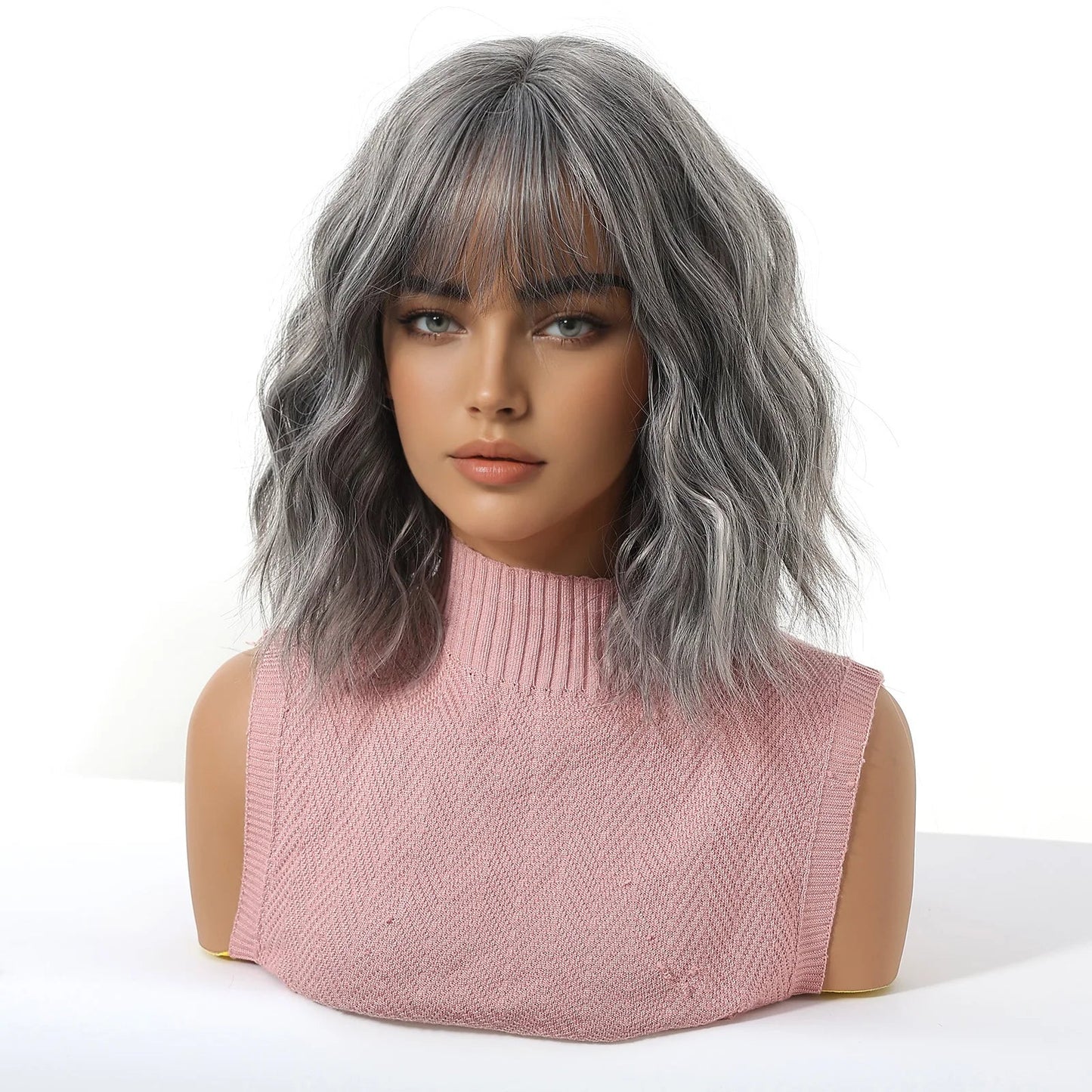 Short Wavy Bob Wig
