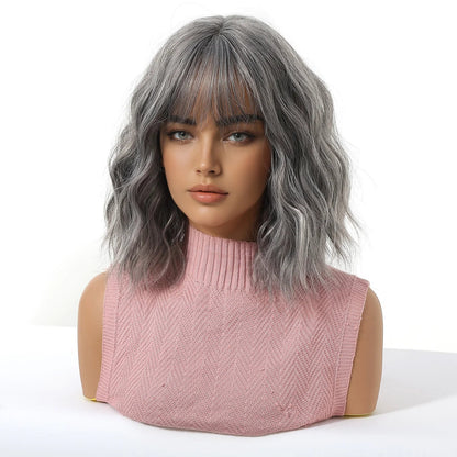 Short Wavy Bob Wig