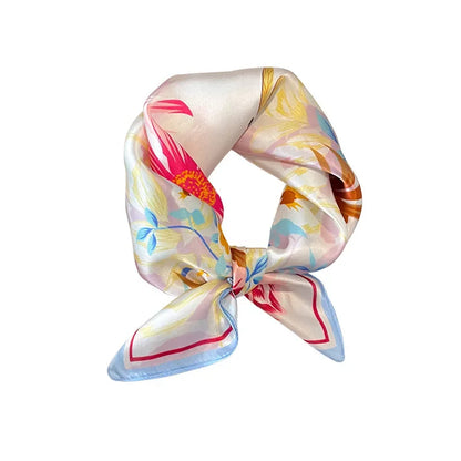 Silk 53cm Neck Square Scarf