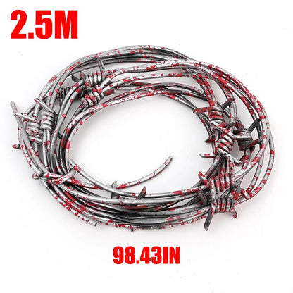 Fake Barbed Wire Fence Prop