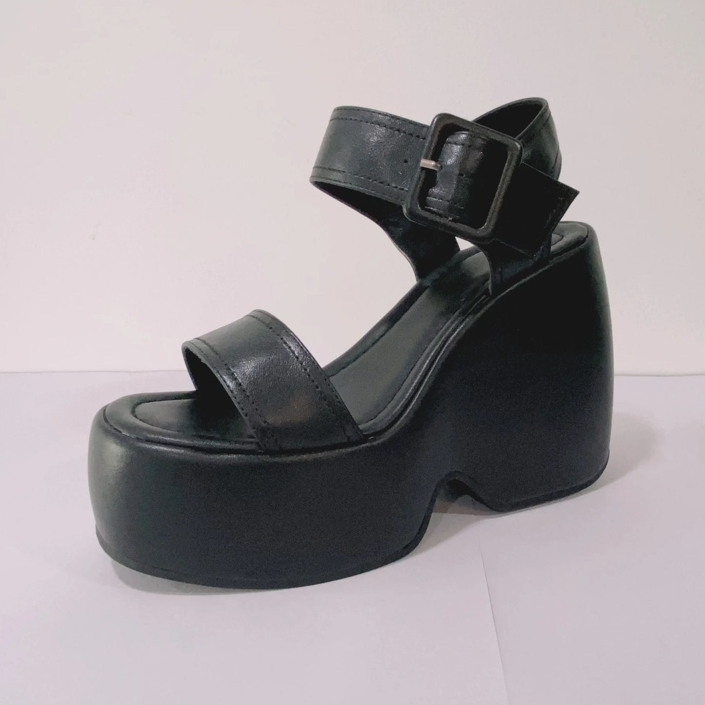 Leather Platform Sandals Women