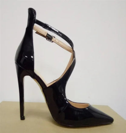 Platform Ankle Strap Stiletto Sandals