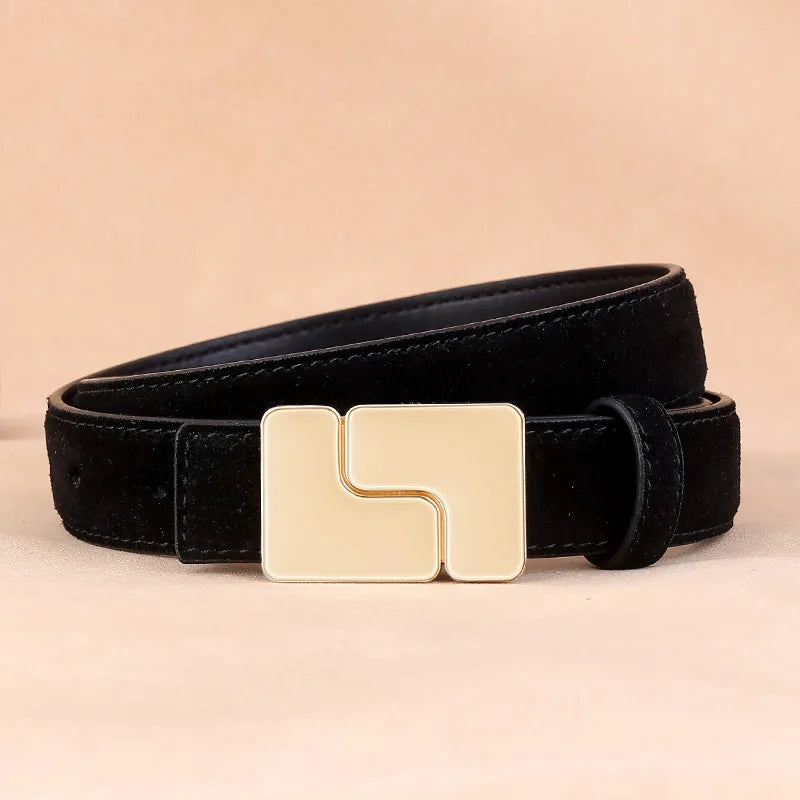 Suede Leather Belt